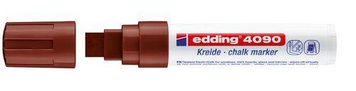 MARCADOR TIZA LIQUIDA EDDING 4090 BISELADO  MARRON