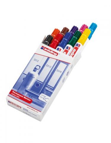 MARCADOR PERMANENTE EDDING 3000 CONICO COLORES SUR