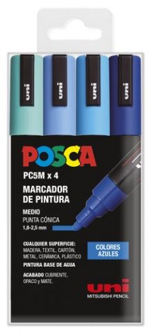 MARCADOR T.OPACA NO PERM. UNI POSCA  1,8 (PC-5M)