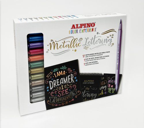 ROTULADOR FIBRA ALPINO COLOR EXPERIENCE METALLIC L
