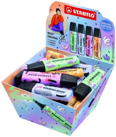 MARCADOR FLUOR STABILO BOSS 70 BY JU SCHNEE PASTEL