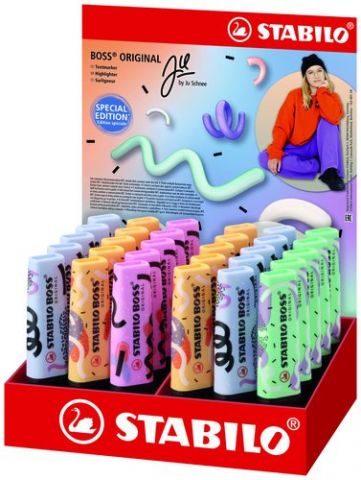 MARCADOR FLUOR STABILO BOSS 70 BY JU SCHNEE PASTEL