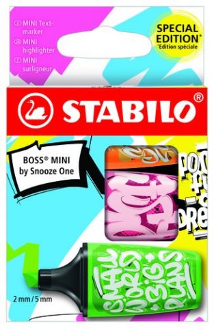 MARCADOR FLUOR STABILO BOSS MINI 07 BY SOOZE ONE E