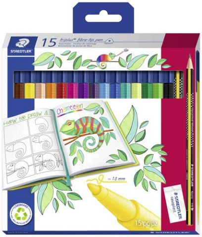 ROTULADOR FIBRA STAEDTLER  323 TRIPLUS COLOR ESTUC