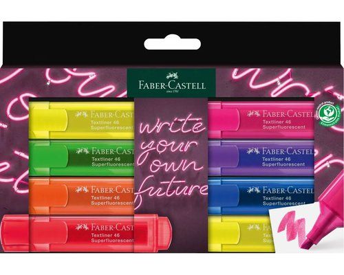 MARCADOR FLUOR FABER-CASTELL TEXTLINER 46 estuche