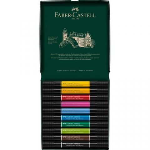 ROTULADOR FABER-CASTELL PITT ARTIST PENS DOBLE PUN