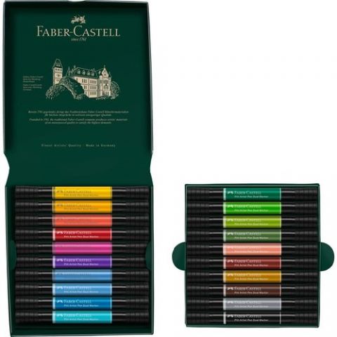 ROTULADOR FABER-CASTELL PITT ARTIST PENS DOBLE PUN