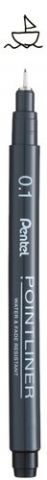 ROTULADOR CALIBRADO PENTEL S20P POINTLINER 0,1 mm