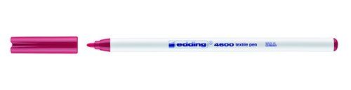 MARCADOR TEXTIL EDDING 4600 (fino) CARMIN