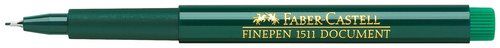 ROTULADOR FIBRA FABER-CASTELL FINEPEN 1511 VERDE
