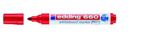 ROTUL.PIZAR.EDDING 660  ROJO