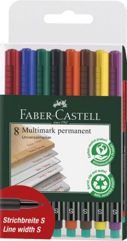 ROTULADOR PERMANENTE FABER-CASTELL MULTIMARK S BOL