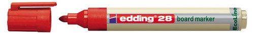 MARCADOR PIZARRA EDDING 28 ECOLINE CONICO ROJO
