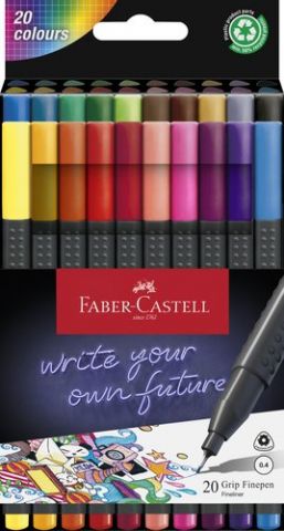 ROTULADOR FIBRA FABER-CASTELL GRIP FINEPEN 1516 ES