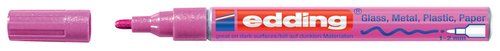 MARCADOR T.OPACA PERM. EDDING  751 CONICO ROSA MET