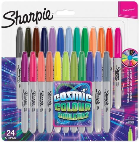ROTULADOR PERMANENTE SHARPIE FINE BIG PACK COSMIC