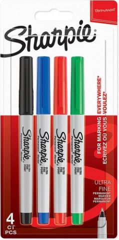 ROTULADOR PERMANENTE SHARPIE ULTRA FINE BLISTER DE