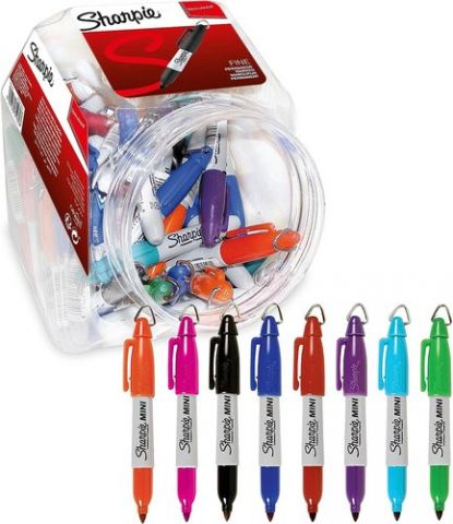 ROTULADOR PERMANENTE SHARPIE FINE MINI SURTIDO EXP