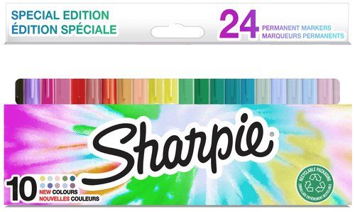 ROTULADOR PERMANENTE SHARPIE FINE BLISTER DE 24