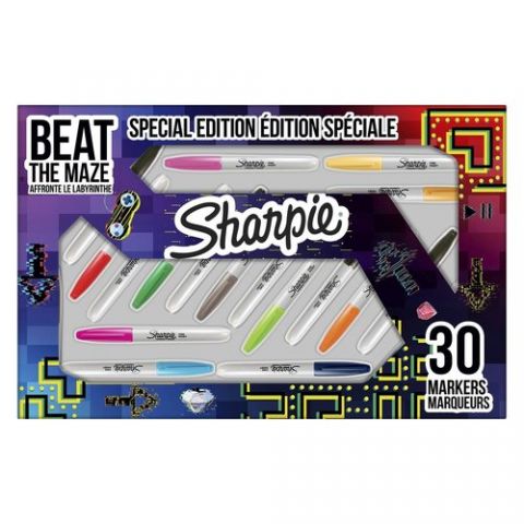 ROTULADOR PERMANENTE SHARPIE FINE CAJA DE 30