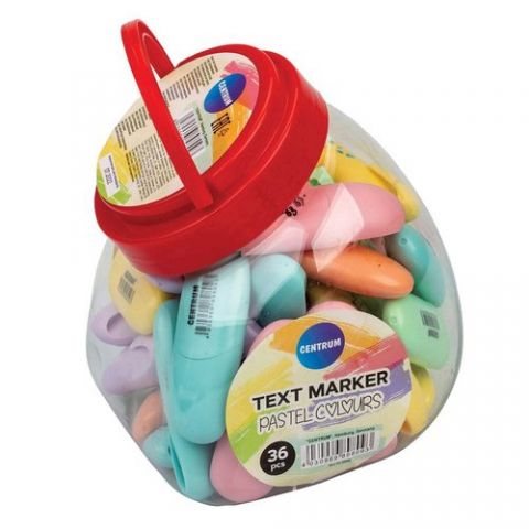 MARCADOR FLUOR CENTRUM MINI PASTEL EX.36