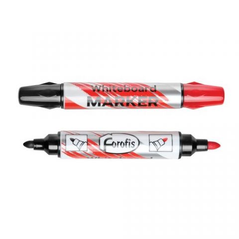 MARCADOR PIZARRA FOROFIS CONICO DOBLE PUNTA (negro