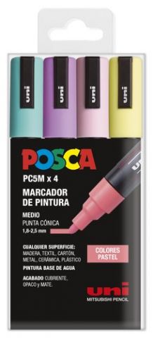 MARCADOR T.OPACA NO PERM. UNI POSCA  1,8 (PC-5M)