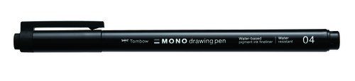 ROTUL.TOMBOW MONO DRAWING P.FINA 04 NEGR