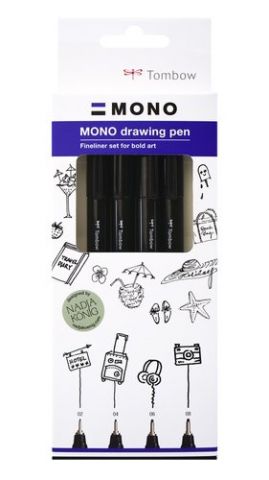 ROTUL.TOMBOW MONO DRAWING P.FINA NG P/4