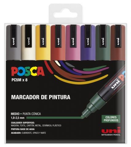 MARCADOR T.OPACA NO PERM. UNI POSCA 1.8-2.5mm (PC-