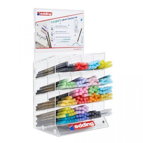 ROTULADOR FIBRA EDDING 1200/1340 GLITTER SURTIDO E