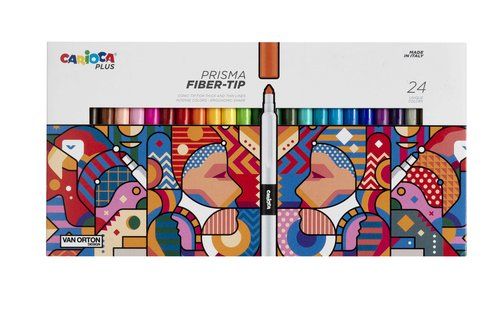 ROTULADOR FIBRA CARIOCA PLUS CAJA de 24