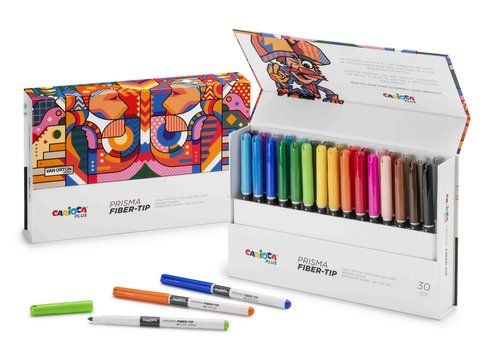 ROTULADOR FIBRA CARIOCA PLUS PREMIUM CAJA de 30