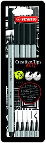 ROTULADOR FIBRA STABILO CREATIVE TIPS ARTY LINE CA