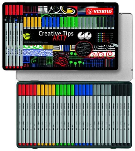ROTULADOR FIBRA STABILO CREATIVE TIPS ARTY LINE CA