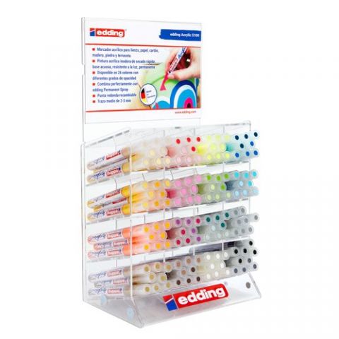 MARCADOR ACRYLIC EDDING 5100 CONICO (2-3 mm) EXPOS