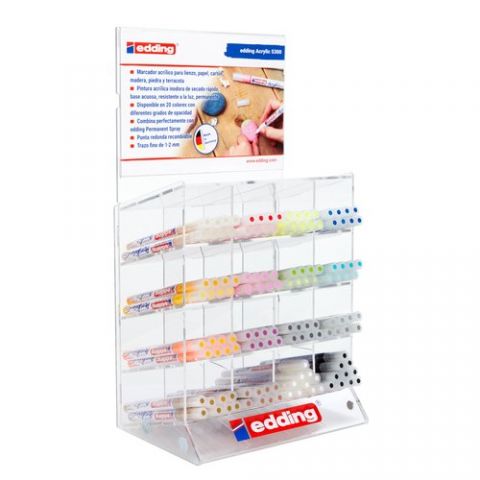 MARCADOR ACRYLIC EDDING 5300 CONICO (1-2 mm) EXPOS