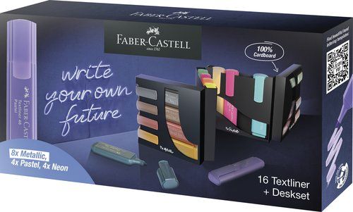 MARCADOR FLUOR FABER-CASTELL TEXTLINER 46 SET DE E