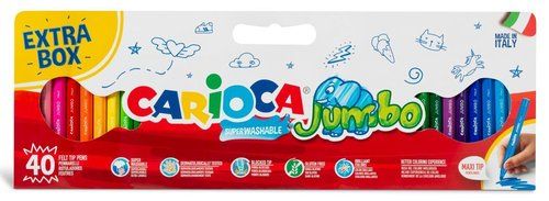 ROTULADOR FIBRA CARIOCA JUMBO CAJA de 40