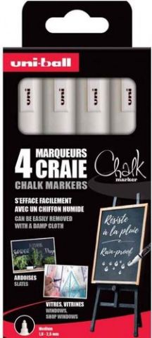 MARCADOR TIZA LIQUIDA UNI-BALL CHALK MARKER PWE 5M