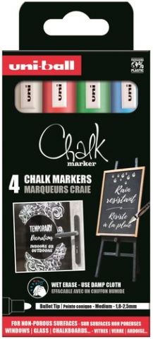 MARCADOR TIZA LIQUIDA UNI-BALL CHALK MARKER PWE 5M