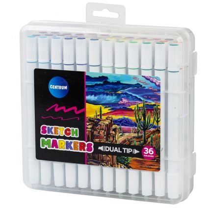ROTULADOR CENTRUM MARKER PARA BOCETOS DOBLE PUNTA