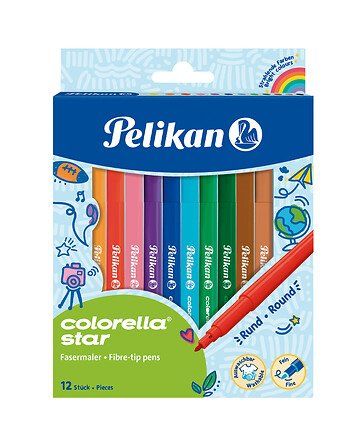 ROTULADOR FIBRA PELIKAN COLORELLA STAR ESTUCHE de