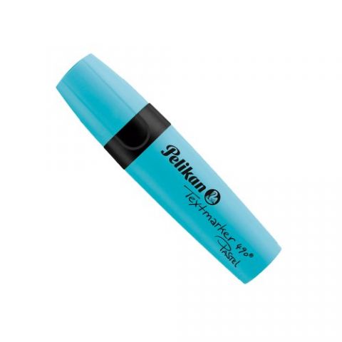 MARCADOR FLUOR PELIKAN TEXTMARKER 490  PASTEL AZUL