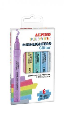 MARCADOR FLUOR ALPINO COLOR EXPERIENCE GLITTER EST