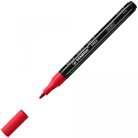 MARCADOR ACRYLIC STABILO FREE T100 ARTY LINE 1-2 m