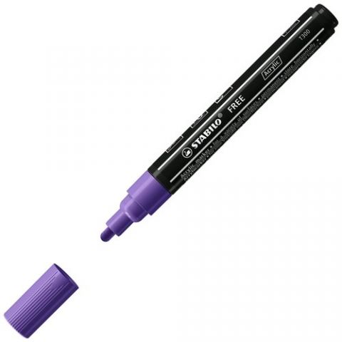 MARCADOR ACRYLIC STABILO FREE T300 ARTY LINE 2-3 m