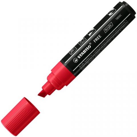 MARCADOR ACRYLIC STABILO FREE T800C ARTY LINE 4-10