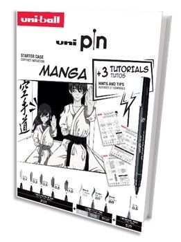 ROTULADOR CALIBRADO UNI-BALL PIN SET 8P MANGA STAR