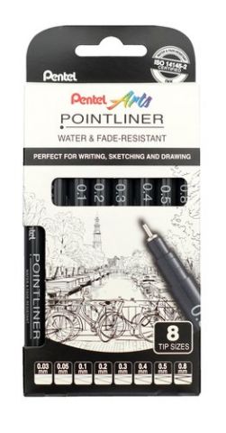 ROTULADOR CALIBRADO PENTEL S20P POINTLINER PACK de